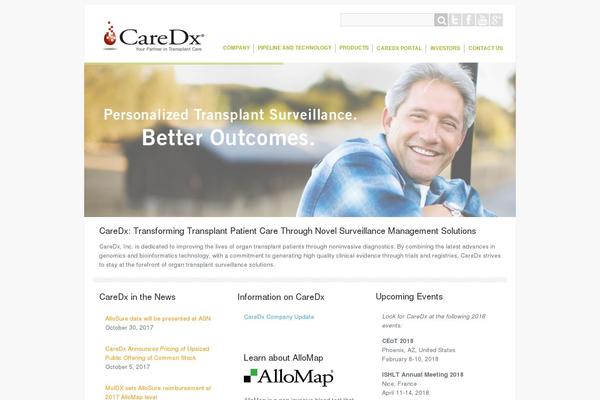 caredxinc.com site used Caredx