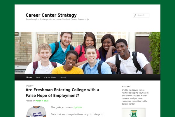 Twenty Eleven theme site design template sample
