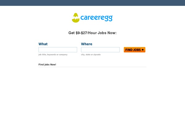 careeregg.com site used Jobroller-prima-blue