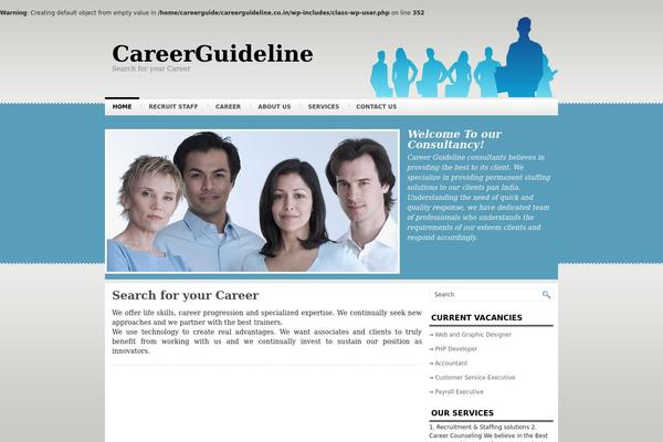 careerguideline.co.in site used Bluecorp