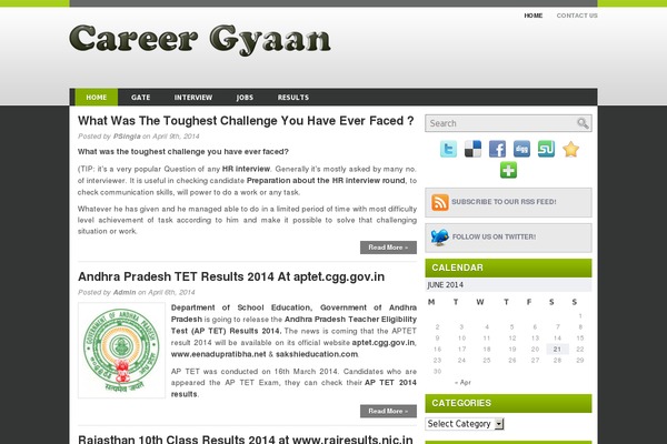 careergyaan.com site used Ieducation