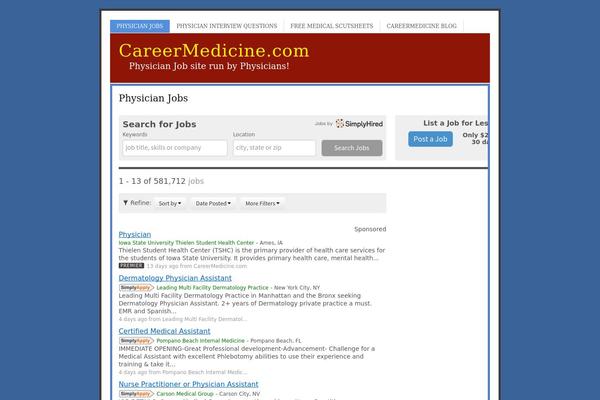 careermedicine.com site used Frugal_33