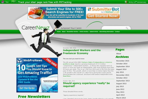 careernewz.com site used Careernewz