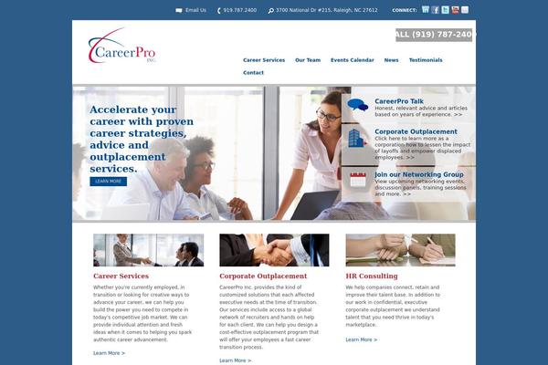 WordPress website example screenshot