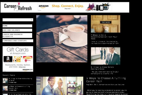 careerrefresh.com site used Sideblogthemeres