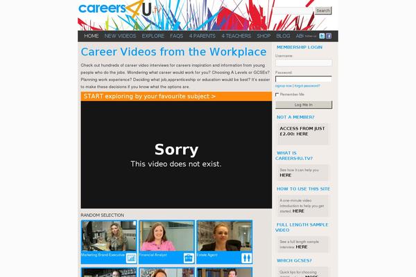 careers4u.tv site used Careers4u