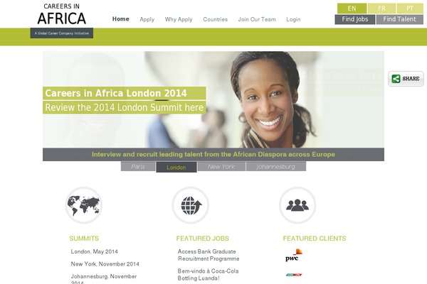 careersinafrica.com site used Gcc