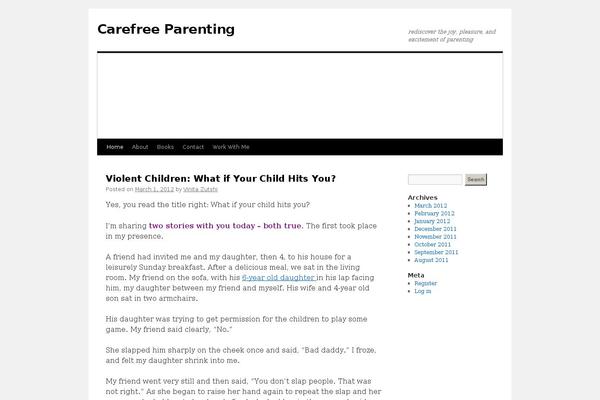 WordPress website example screenshot