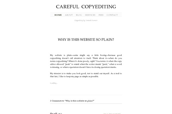 WordPress website example screenshot