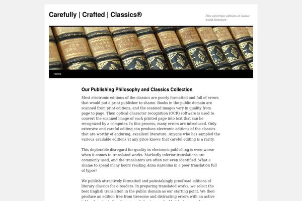 WordPress website example screenshot