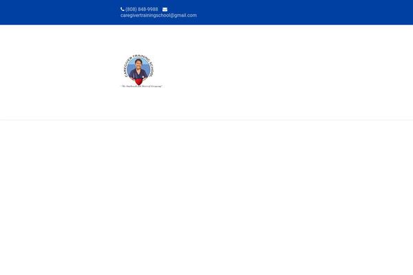 WordPress website example screenshot
