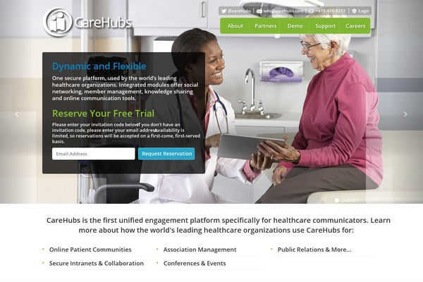 carehubs.com site used Carehubs