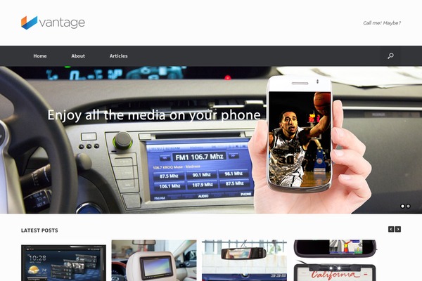 WordPress website example screenshot