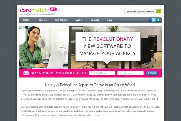 carematchpro.com site used Carematchprowp