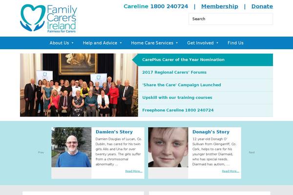 carersireland.com site used Familycarers