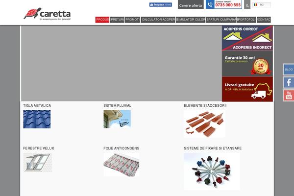 caretta.ro site used Kallyas2