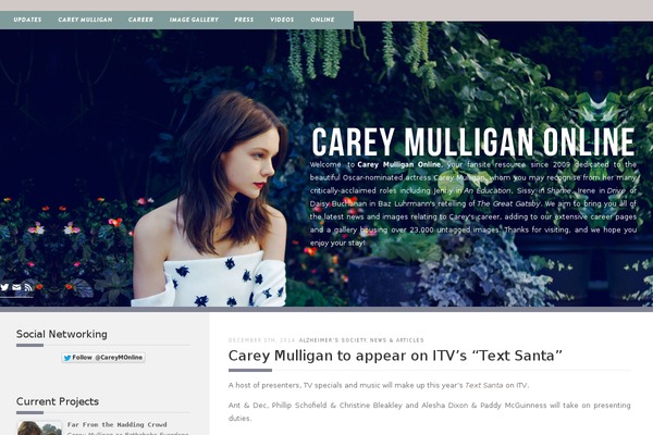 carey-mulligan.net site used Omm_wp15
