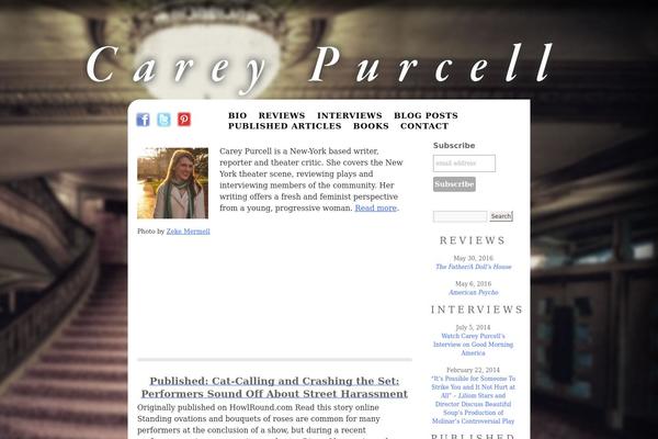careypurcell.com site used Purcellish