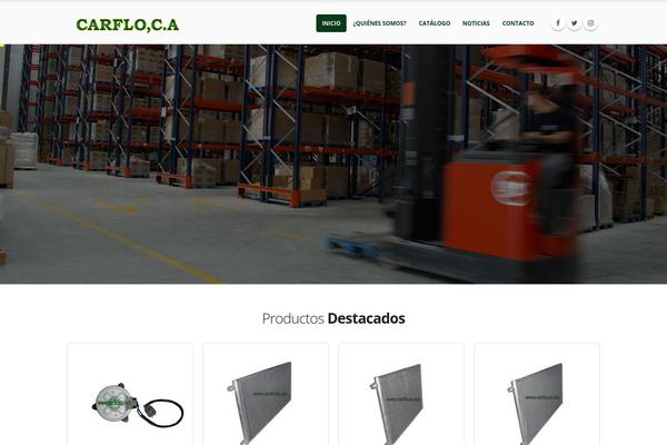WordPress website example screenshot