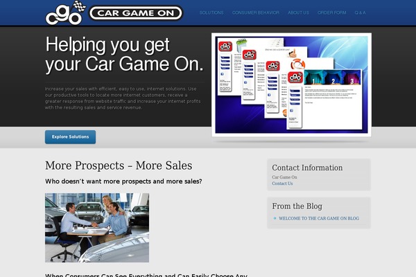 WordPress website example screenshot