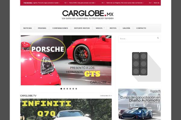 Carnews theme site design template sample