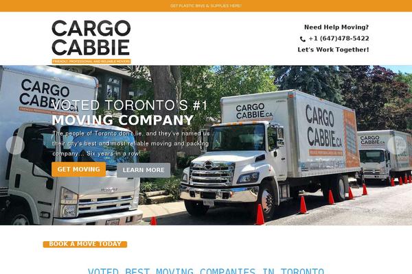 cargocabbie.ca site used Cargotheme