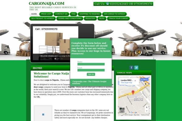 cargonaija.com site used Pandoraratingthemeibt