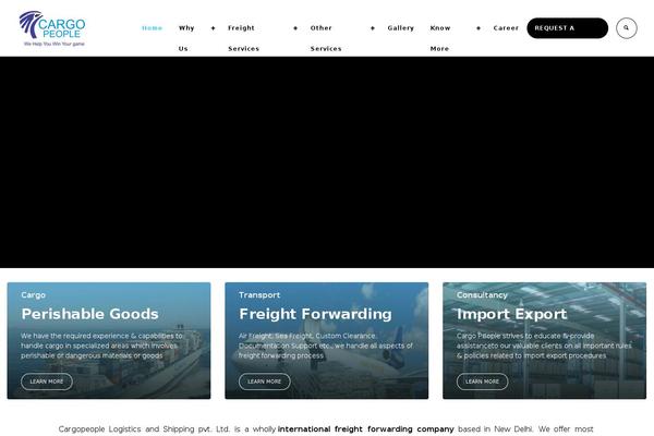 Logistic theme site design template sample