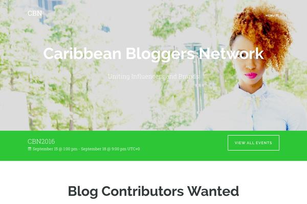 caribbeanbloggersnetwork.com site used Community-pro