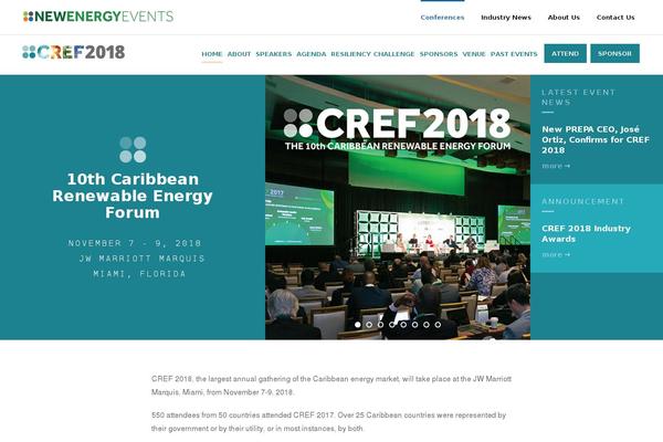 caribbeanenergyforum.com site used Newenergy-conference