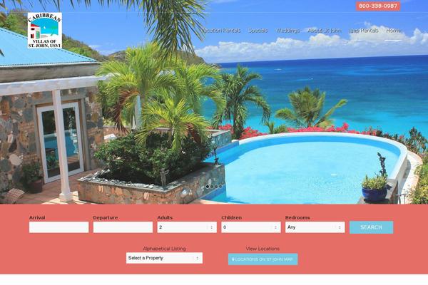 caribbean theme websites examples