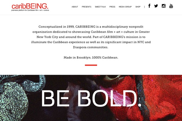 caribbeing.com site used Bluu