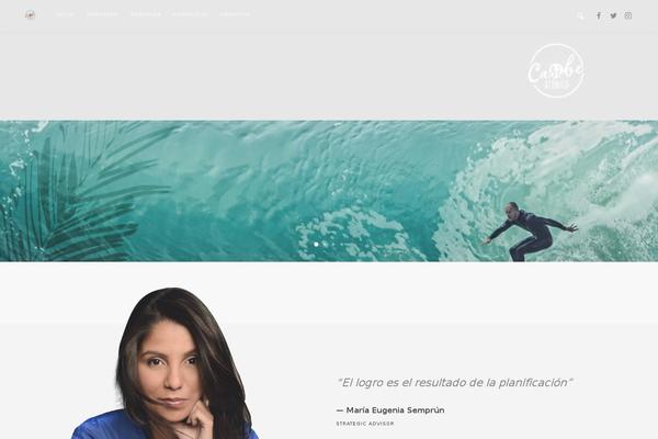 Avada theme site design template sample