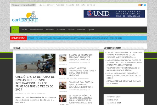 WordPress website example screenshot