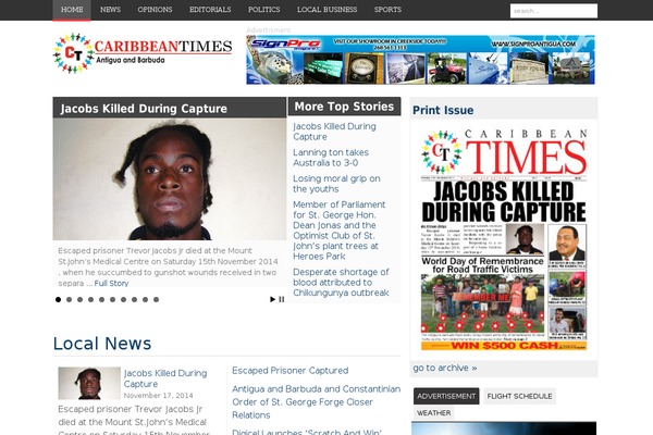 caribtimes.com site used Caribtimes