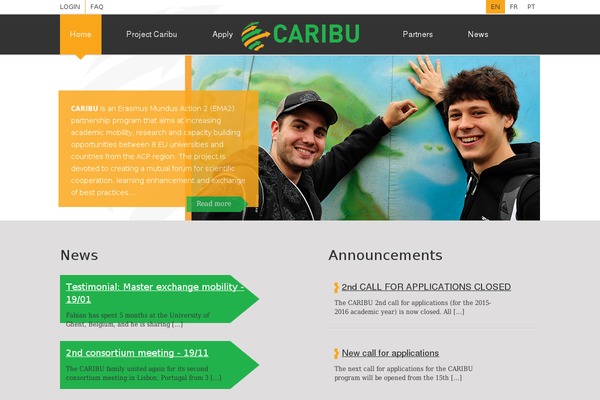 caribu.be site used Caribu