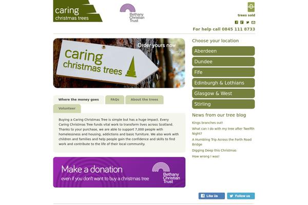 caringchristmastrees.com site used Cct