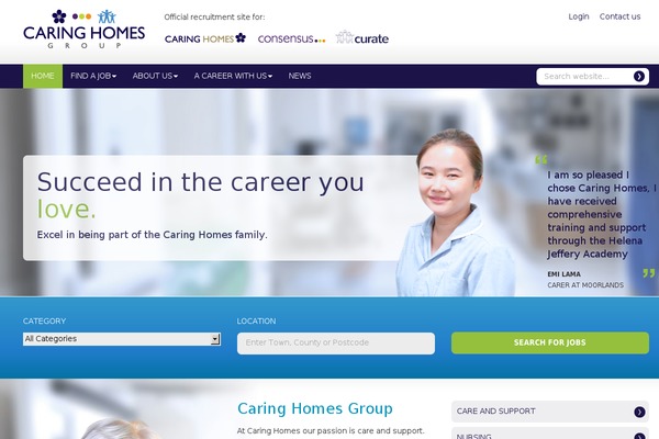WordPress website example screenshot