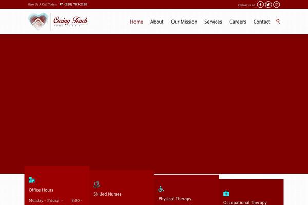 caringtouchhc.com site used HealthCenter