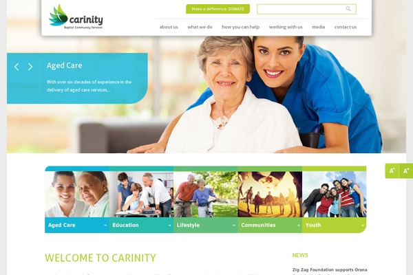 carinity.org.au site used Carinity