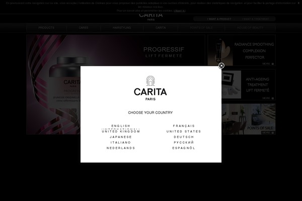 carita.com site used Carv2