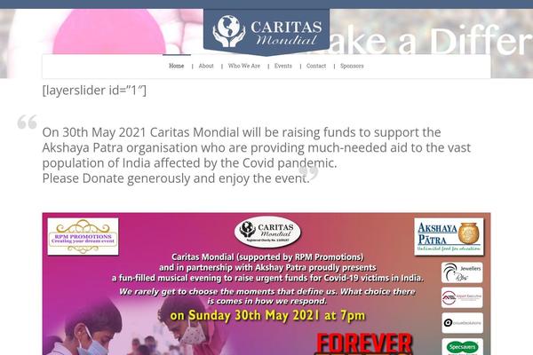 caritasmondial.com site used Politicize10