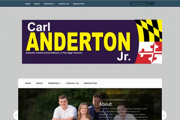 WordPress website example screenshot