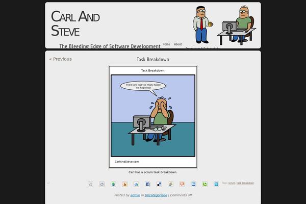 carlandsteve.com site used Carltheme