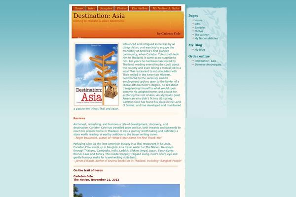 Orangesky theme site design template sample