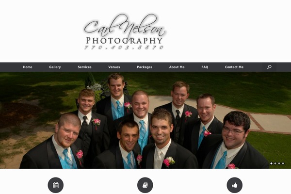 Vantage theme site design template sample
