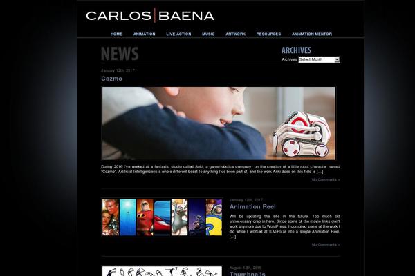 carlosbaena.com site used Carlos2