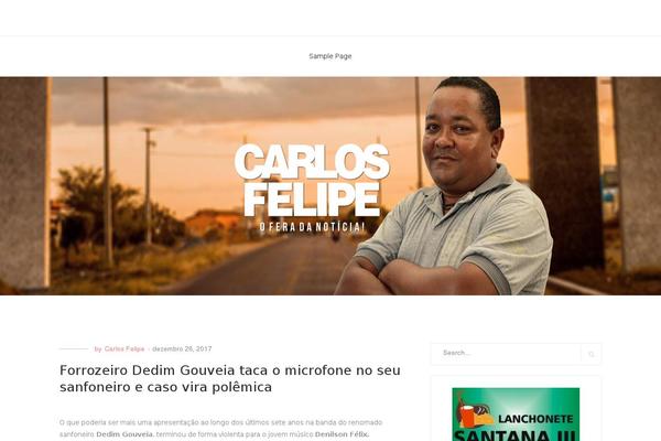 Newspaper theme site design template sample