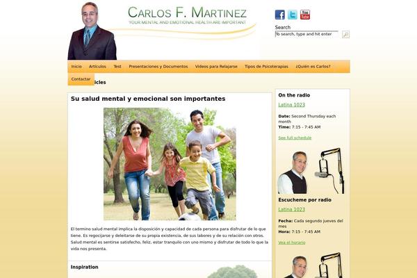 carlosfmartinez.com site used Cfm_theme