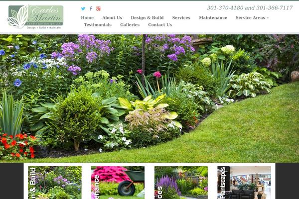 Gardener theme site design template sample